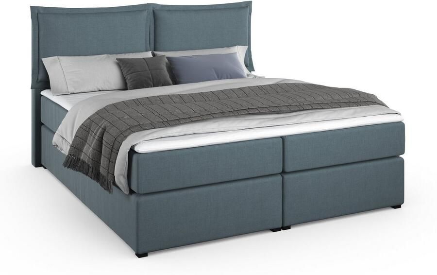 Home affaire Boxspring Lysann 5-voudig verstelbaar hoofdbord in 4 breedten 3 matrassoorten - Foto 5