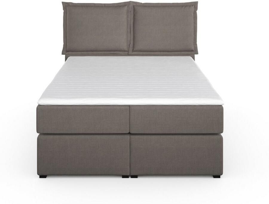 Home affaire Boxspring Lysann 5-voudig verstelbaar hoofdbord in 4 breedten 3 matrassoorten