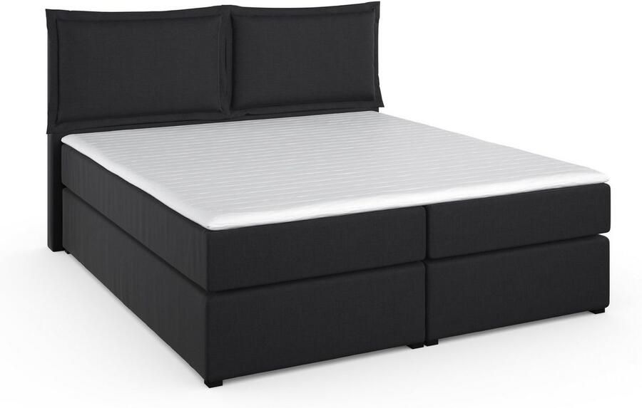 Home affaire Boxspring Lysann 5-voudig verstelbaar hoofdbord in 4 breedten 3 matrassoorten - Foto 5