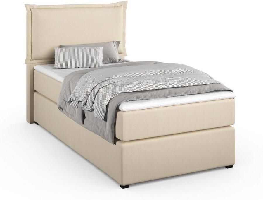 Home affaire Boxspring Lysann 5-voudig verstelbaar hoofdbord in 4 breedten 3 matrassoorten - Foto 3