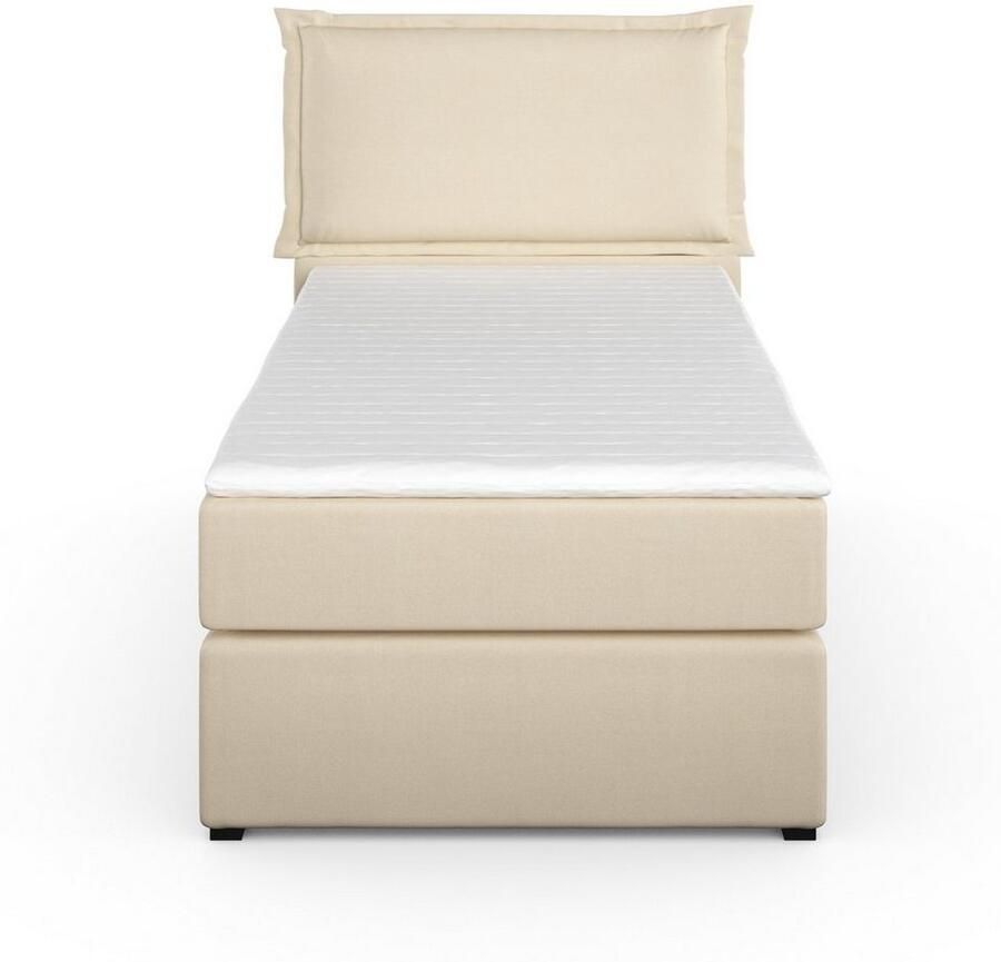 Home affaire Boxspring Lysann 5-voudig verstelbaar hoofdbord in 4 breedten 3 matrassoorten