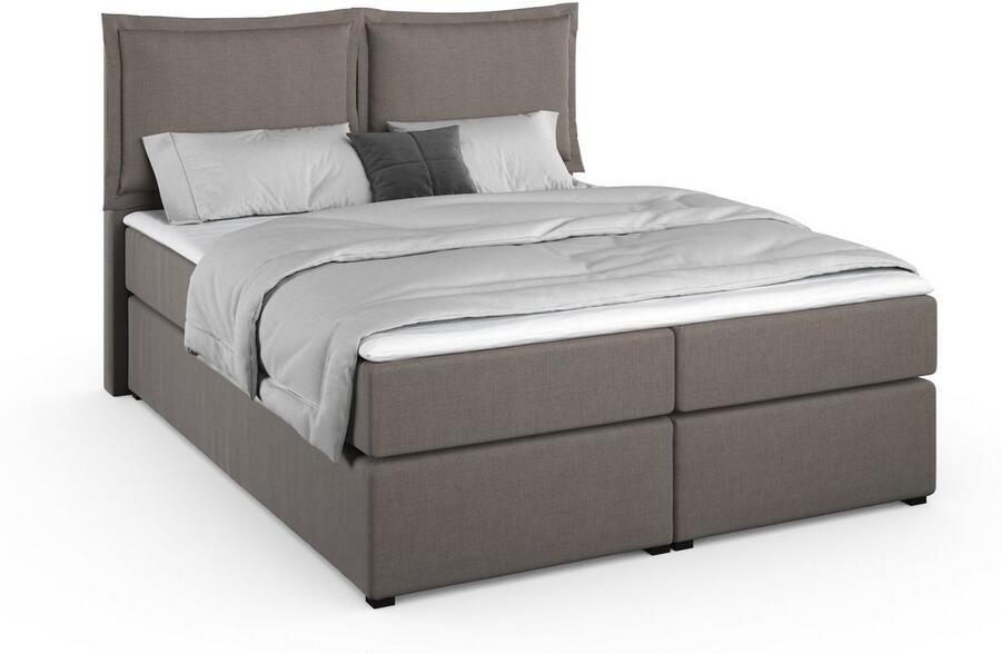 Home affaire Boxspring Lysann 5-voudig verstelbaar hoofdbord in 4 breedten 3 matrassoorten - Foto 3