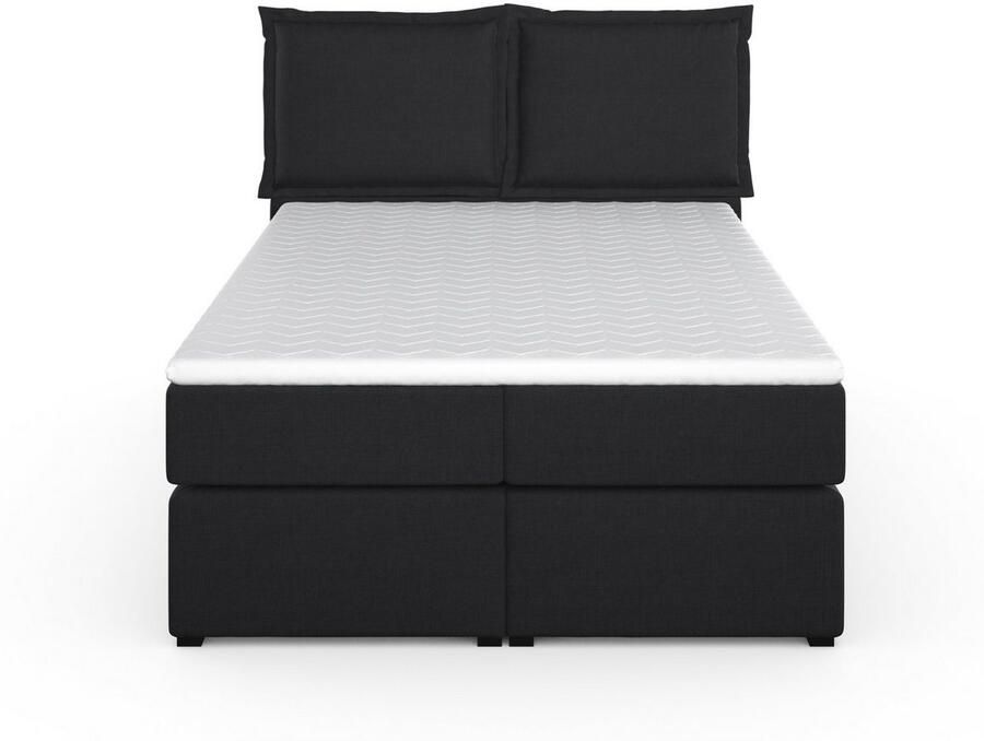 Home affaire Boxspring Lysann 5-voudig verstelbaar hoofdbord in 4 breedten 3 matrassoorten - Foto 2