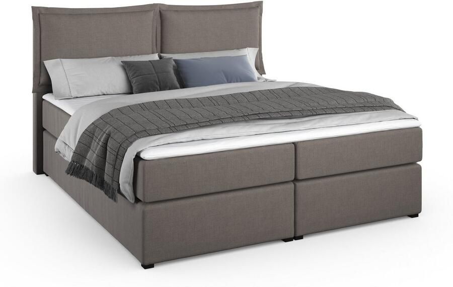 Home affaire Boxspring Lysann 5-voudig verstelbaar hoofdbord in 4 breedten 3 matrassoorten - Foto 5