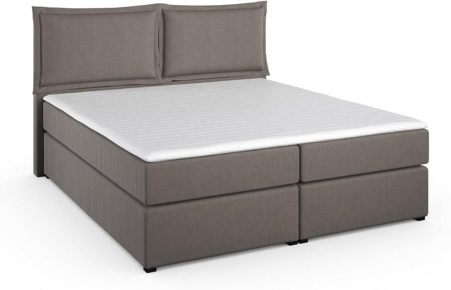 Home affaire Boxspring Lysann 5-voudig verstelbaar hoofdbord in 4 breedten 3 matrassoorten - Foto 4