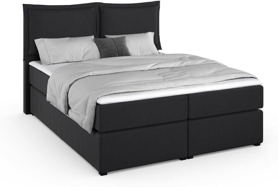 Home affaire Boxspring Lysann 5-voudig verstelbaar hoofdbord in 4 breedten 3 matrassoorten - Foto 3