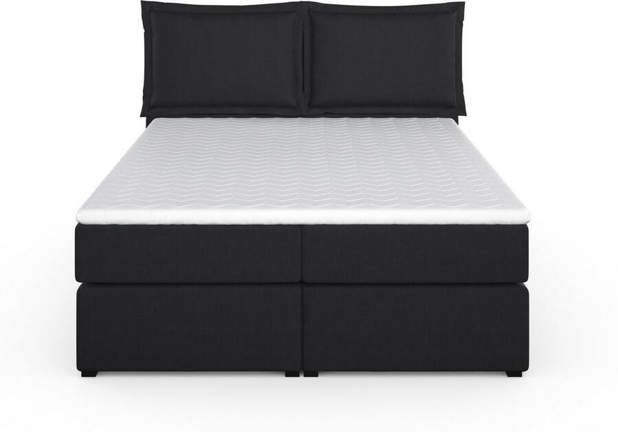 Home affaire Boxspring Lysann 5-voudig verstelbaar hoofdbord in 4 breedten 3 matrassoorten - Foto 2