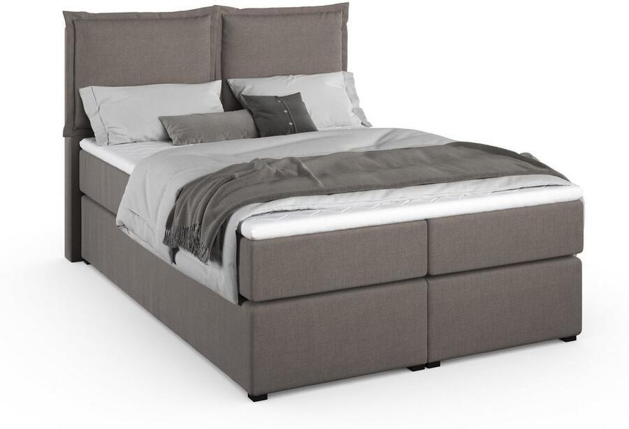 Home affaire Boxspring Lysann 5-voudig verstelbaar hoofdbord in 4 breedten 3 matrassoorten - Foto 3