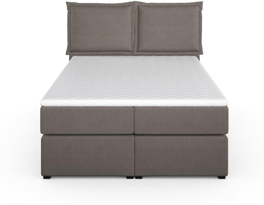 Home affaire Boxspring Lysann 5-voudig verstelbaar hoofdbord in 4 breedten 3 matrassoorten - Foto 2