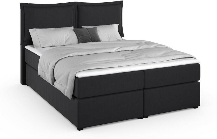 Home affaire Boxspring Lysann 5-voudig verstelbaar hoofdbord in 4 breedten 3 matrassoorten - Foto 4