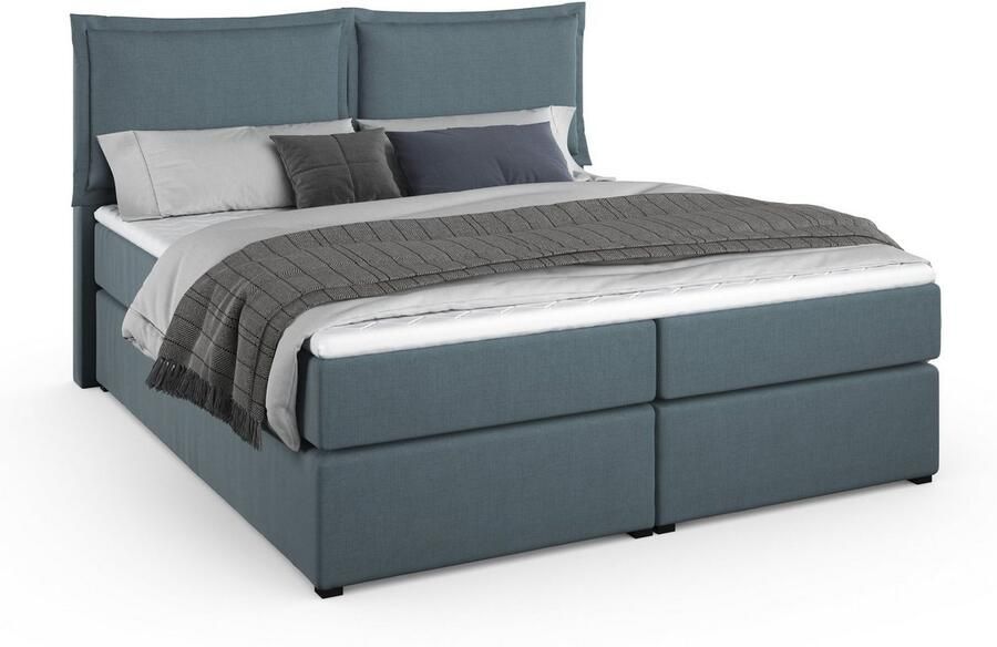 Home affaire Boxspring Lysann 5-voudig verstelbaar hoofdbord in 4 breedten 3 matrassoorten - Foto 3