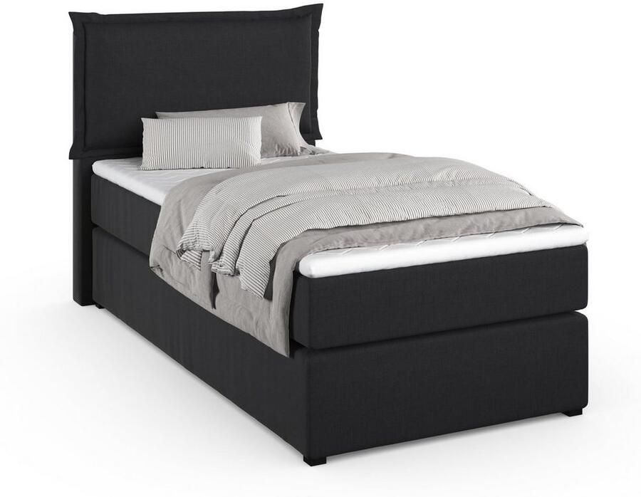 Home affaire Boxspring Lysann 5-voudig verstelbaar hoofdbord in 4 breedten 3 matrassoorten - Foto 2