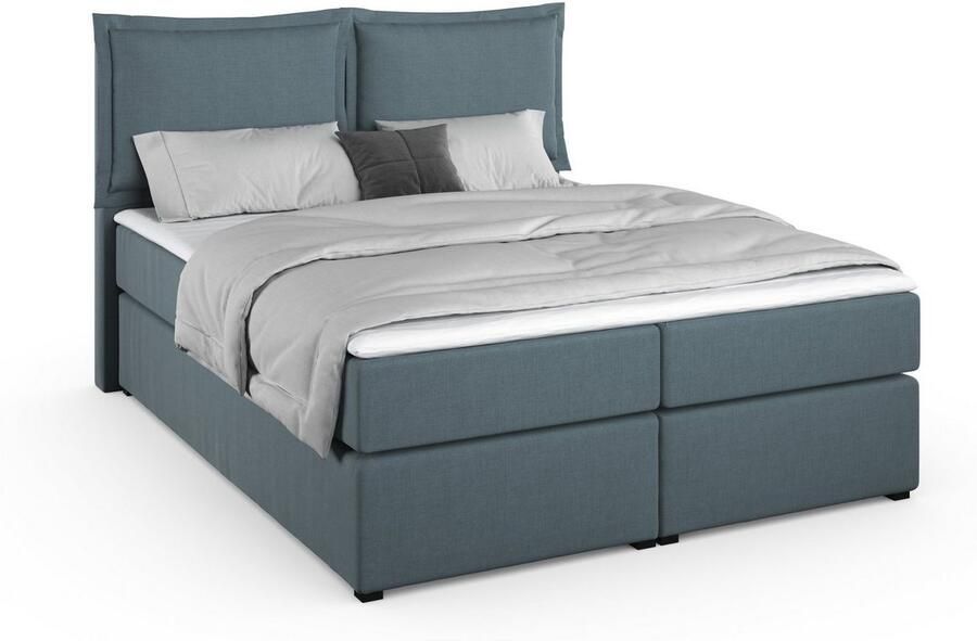 Home affaire Boxspring Lysann 5-voudig verstelbaar hoofdbord in 4 breedten 3 matrassoorten - Foto 3