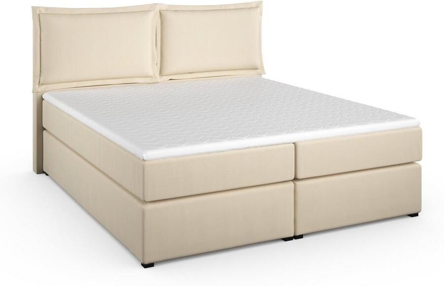 Home affaire Boxspring Lysann 5-voudig verstelbaar hoofdbord in 4 breedten 3 matrassoorten - Foto 6