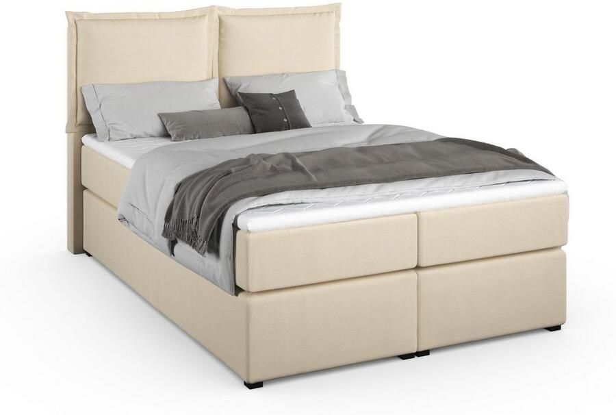 Home affaire Boxspring Lysann 5-voudig verstelbaar hoofdbord in 4 breedten 3 matrassoorten - Foto 5