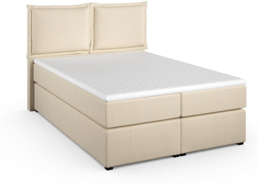 Home affaire Boxspring Lysann 5-voudig verstelbaar hoofdbord in 4 breedten 3 matrassoorten - Foto 4