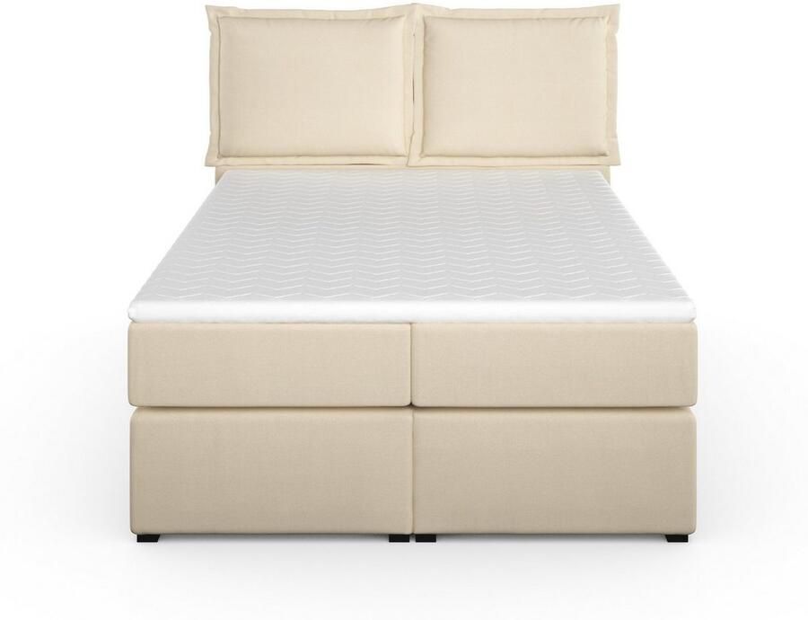 Home affaire Boxspring Lysann 5-voudig verstelbaar hoofdbord in 4 breedten 3 matrassoorten - Foto 2