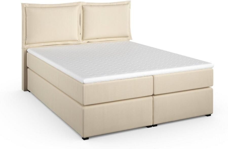 Home affaire Boxspring Lysann 5-voudig verstelbaar hoofdbord in 4 breedten 3 matrassoorten - Foto 3