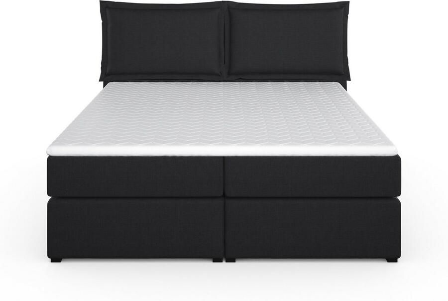 Home affaire Boxspring Lysann 5-voudig verstelbaar hoofdbord in 4 breedten 3 matrassoorten - Foto 2