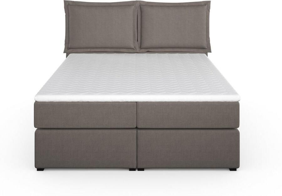 Home affaire Boxspring Lysann 5-voudig verstelbaar hoofdbord in 4 breedten 3 matrassoorten - Foto 2