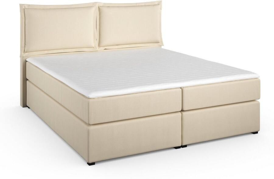 Home affaire Boxspring Lysann 5-voudig verstelbaar hoofdbord in 4 breedten 3 matrassoorten - Foto 4