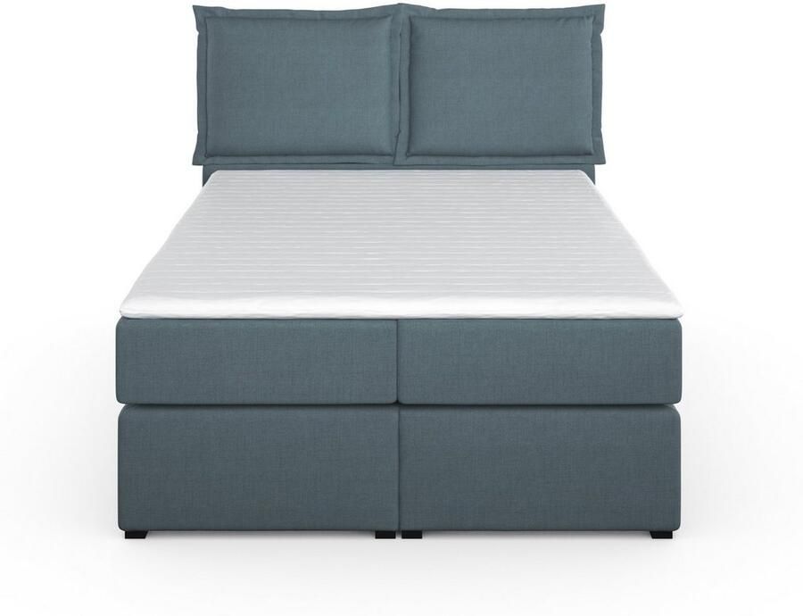 Home affaire Boxspring Lysann 5-voudig verstelbaar hoofdbord in 4 breedten 3 matrassoorten