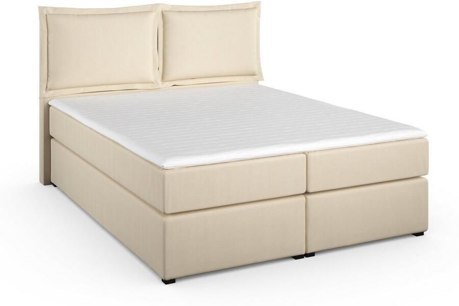 Home affaire Boxspring Lysann 5-voudig verstelbaar hoofdbord in 4 breedten 3 matrassoorten - Foto 4