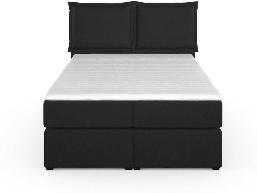 Home affaire Boxspring Lysann 5-voudig verstelbaar hoofdbord in 4 breedten 3 matrassoorten