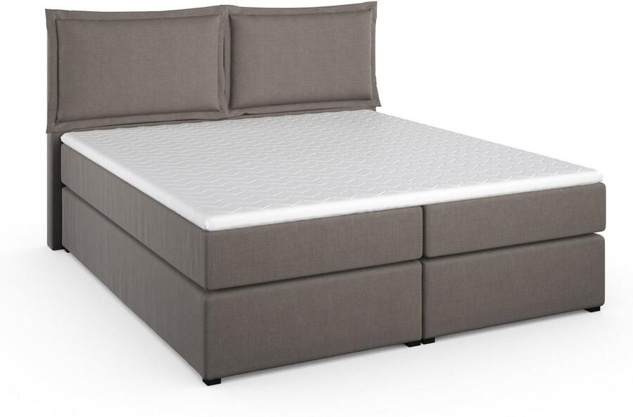 Home affaire Boxspring Lysann 5-voudig verstelbaar hoofdbord in 4 breedten 3 matrassoorten - Foto 3