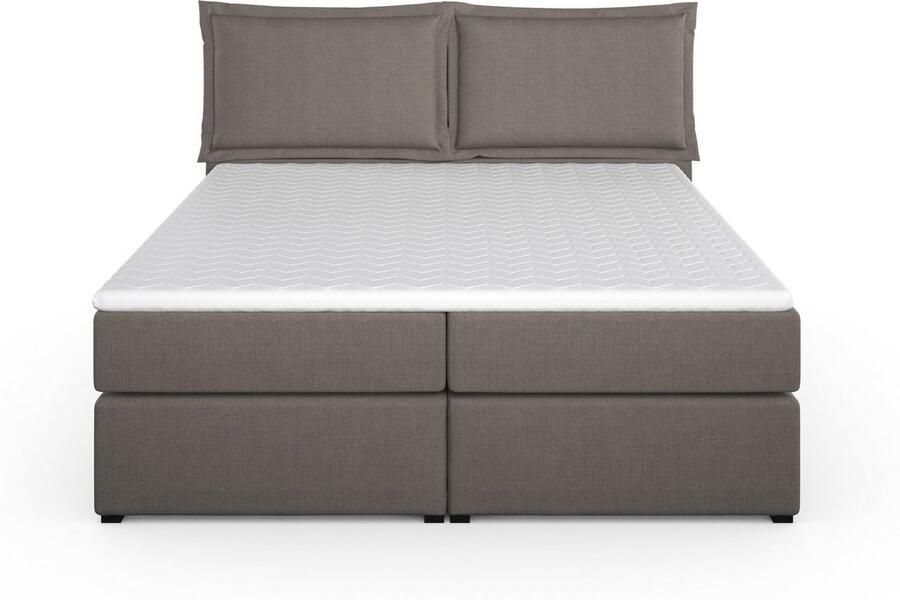 Home affaire Boxspring Lysann 5-voudig verstelbaar hoofdbord in 4 breedten 3 matrassoorten - Foto 2