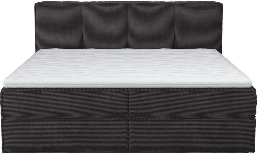 Home affaire Boxspring Milano Boxbed incl. topmatras 2 matrassen hardheden H2 H3 en H4 naar keuze - Foto 5