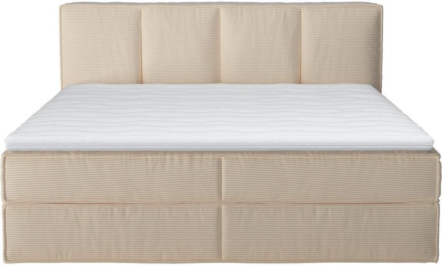 Home affaire Boxspring Milano Boxbed incl. topmatras 2 matrassen hardheden H2 H3 en H4 naar keuze - Foto 5