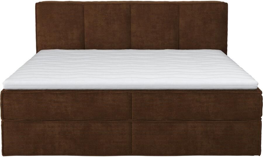 Home affaire Boxspring Milano Boxbed incl. topmatras 2 matrassen hardheden H2 H3 en H4 naar keuze - Foto 5