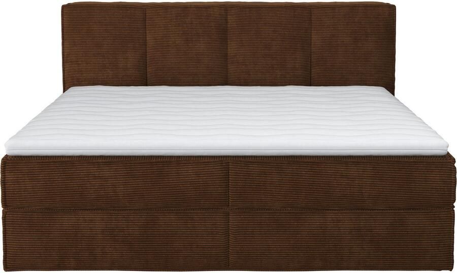 Home affaire Boxspring Milano Boxbed incl. topmatras 2 matrassen hardheden H2 H3 en H4 naar keuze - Foto 5