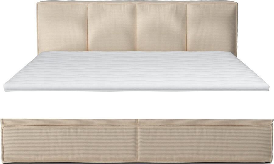 Home affaire Boxspring Milano Boxbed incl. topmatras 2 matrassen hardheden H2 H3 en H4 naar keuze - Foto 5