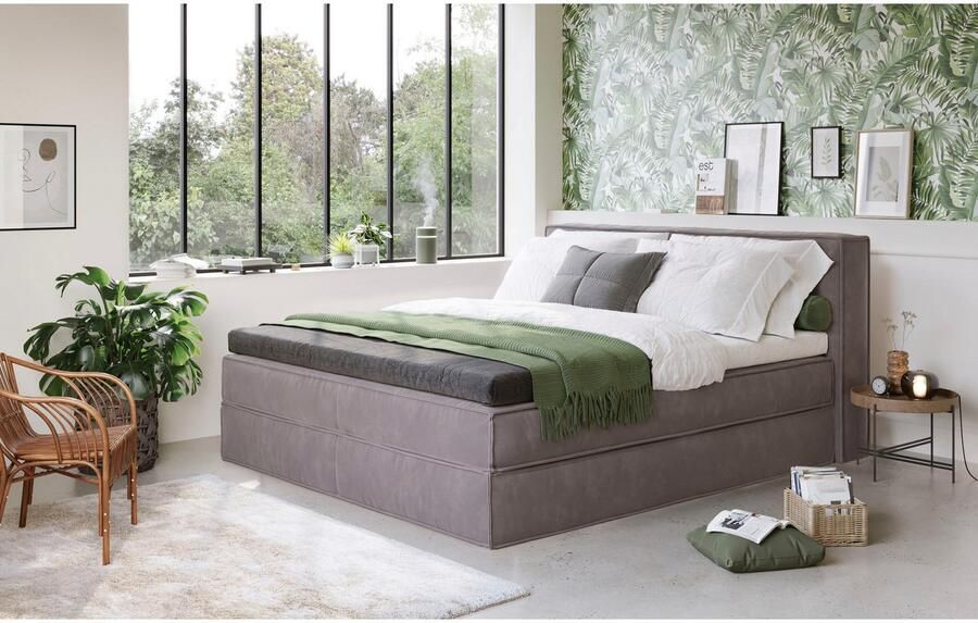 Home affaire Boxspring Milano Boxbed incl. topmatras 2 matrassen hardheden H2 H3 en H4 naar keuze - Foto 3