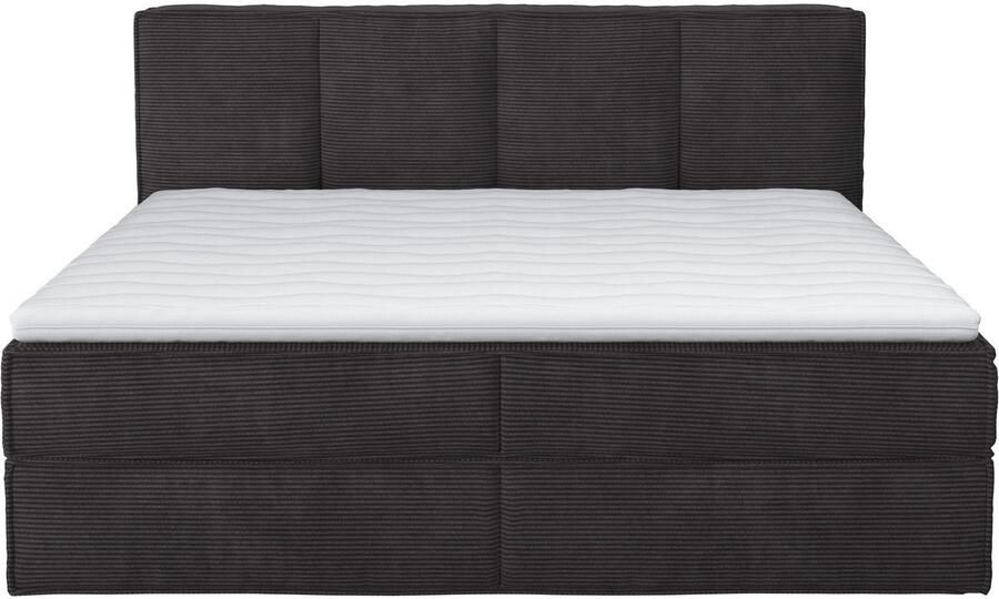 Home affaire Boxspring Milano Boxbed incl. topmatras 2 matrassen hardheden H2 H3 en H4 naar keuze - Foto 4