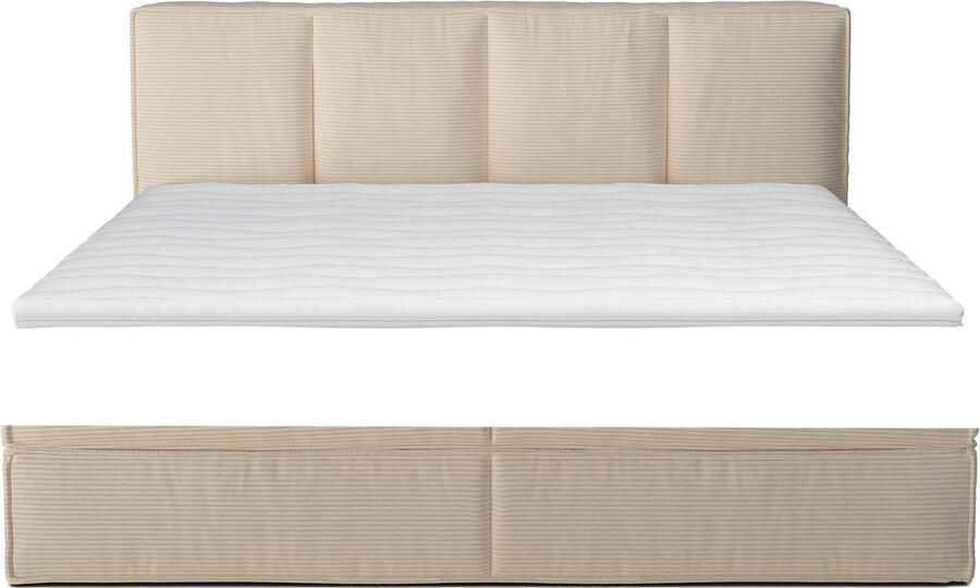 Home affaire Boxspring Milano Boxbed incl. topmatras 2 matrassen hardheden H2 H3 en H4 naar keuze - Foto 5