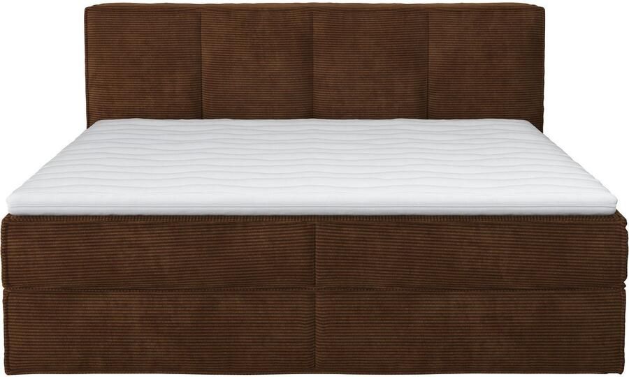 Home affaire Boxspring Milano Boxbed incl. topmatras 2 matrassen hardheden H2 H3 en H4 naar keuze - Foto 3