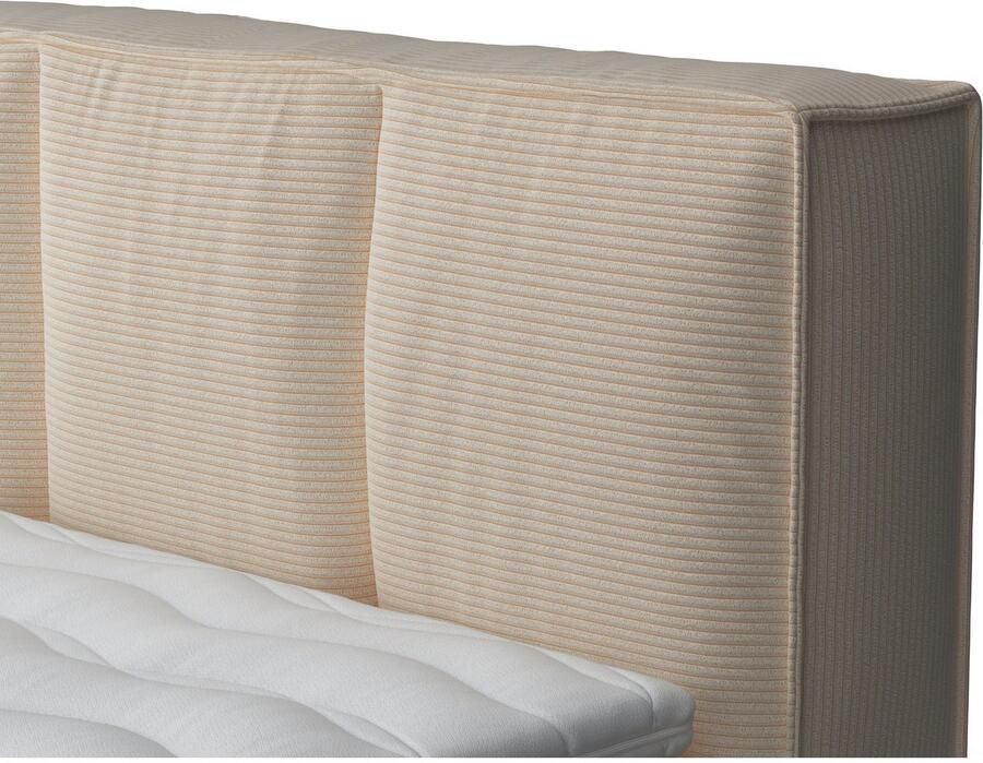 Home affaire Boxspring Milano Boxbed incl. topmatras 2 matrassen hardheden H2 H3 en H4 naar keuze