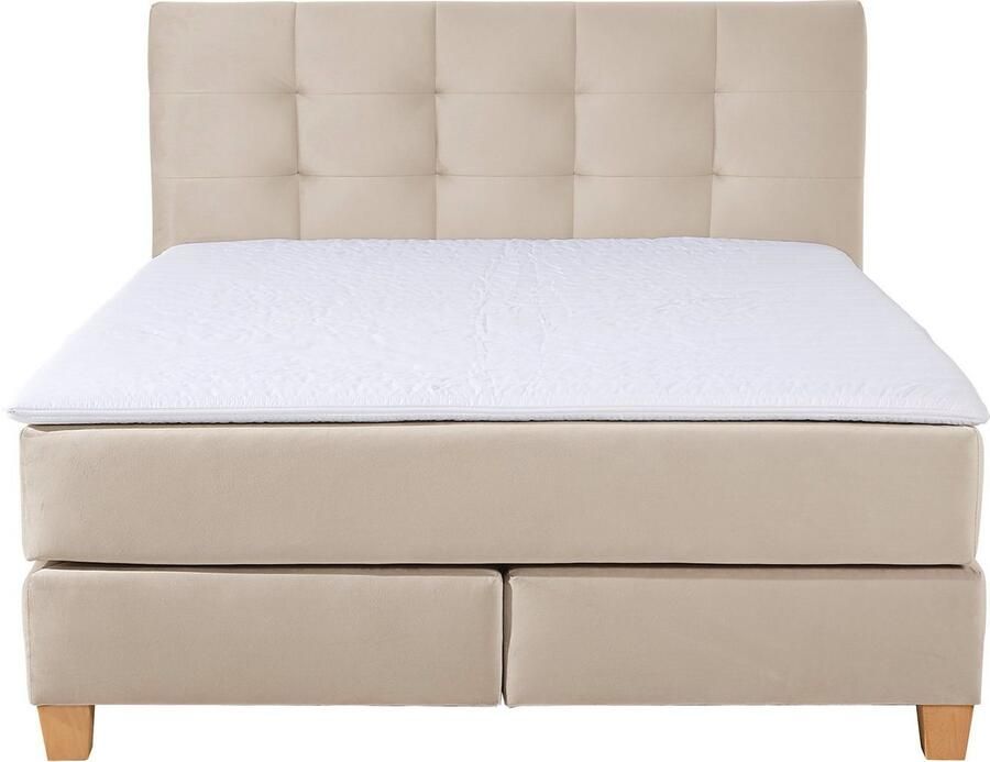Home affaire Boxspring Moulay incl. topmatras in 3 hardheden tfk ook in hardheid 4 - Foto 3