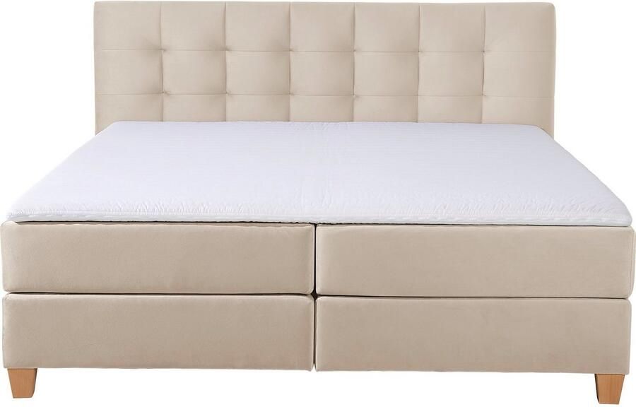 Home affaire Boxspring Moulay incl. topmatras in extra lang 220 cm 3 hardheden ook in h4 - Foto 6