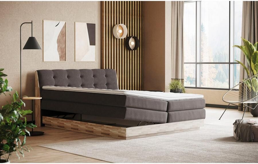 Home affaire Boxspring Naome Boxspring bed inclusief matrastopper - Foto 3