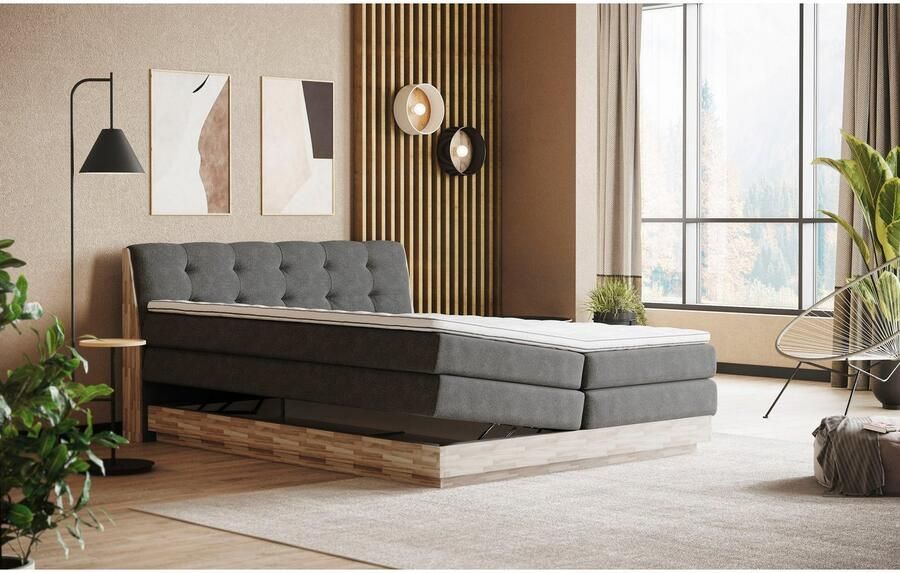 Home affaire Boxspring Naome Boxspring bed inclusief matrastopper - Foto 3