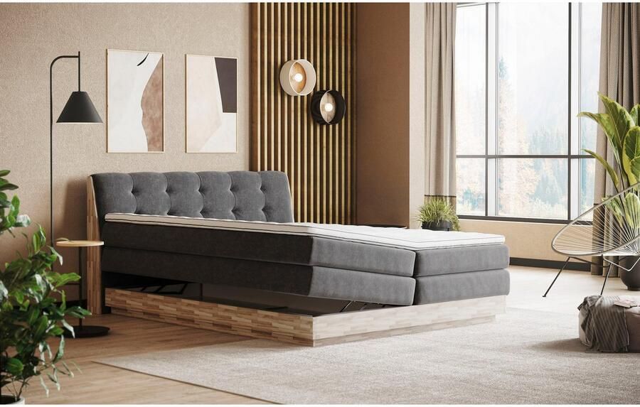 Home affaire Boxspring Naome Boxspring bed inclusief matrastopper - Foto 3