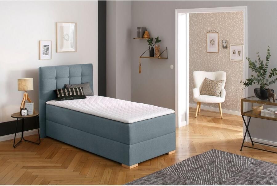 Home affaire Boxspring Olivet in 4 kleuren 4 breedten 2 matrassoorten ook in extra lang 220 cm - Foto 3