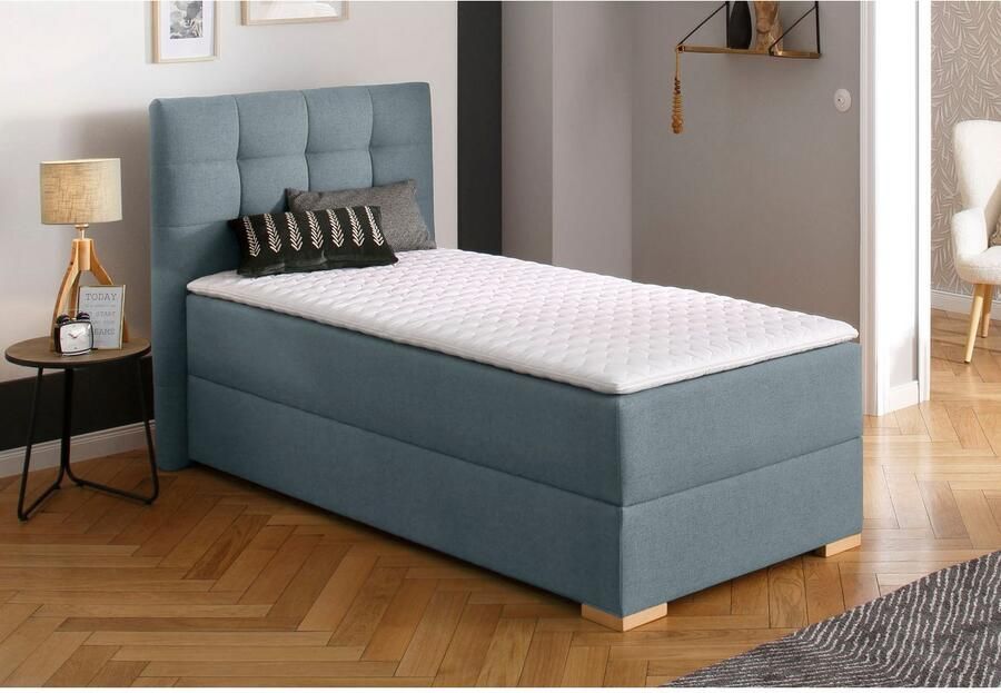 Home affaire Boxspring Olivet in 4 kleuren 4 breedten 2 matrassoorten ook in extra lang 220 cm - Foto 2