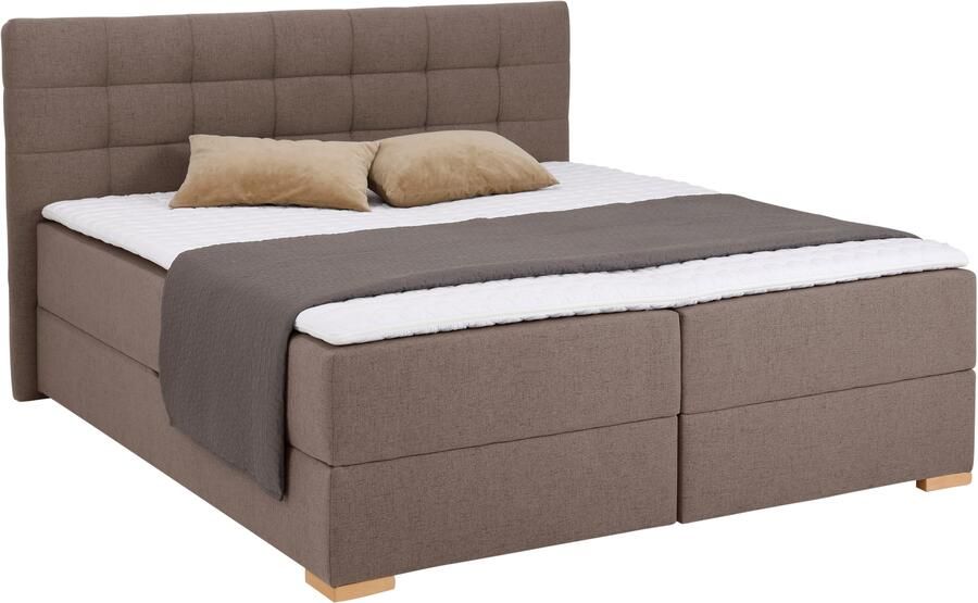 Home affaire Boxspring Olivet in 4 kleuren 4 breedten 2 matrassoorten ook in extra lang 220 cm - Foto 6