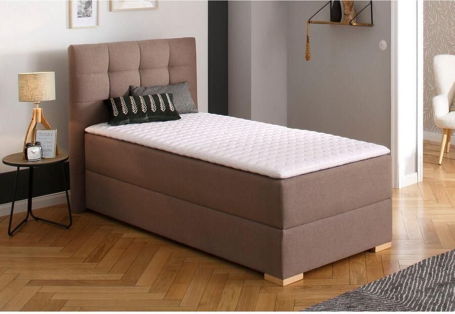 Home affaire Boxspring Olivet in 4 kleuren 4 breedten 2 matrassoorten ook in extra lang 220 cm - Foto 2