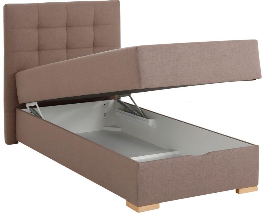 Home affaire Boxspring Olivet in 4 kleuren 4 breedten 2 matrassoorten ook in extra lang 220 cm
